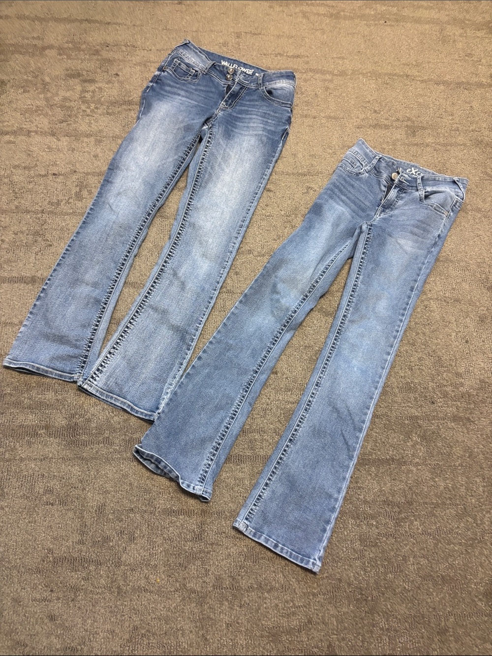 Teens (you get both for $50)
Light Blue Flared Jeans - Classic Denim Style